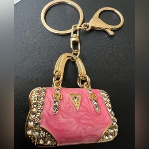 Bagcharm / Keychain Rhinestone Handbag New